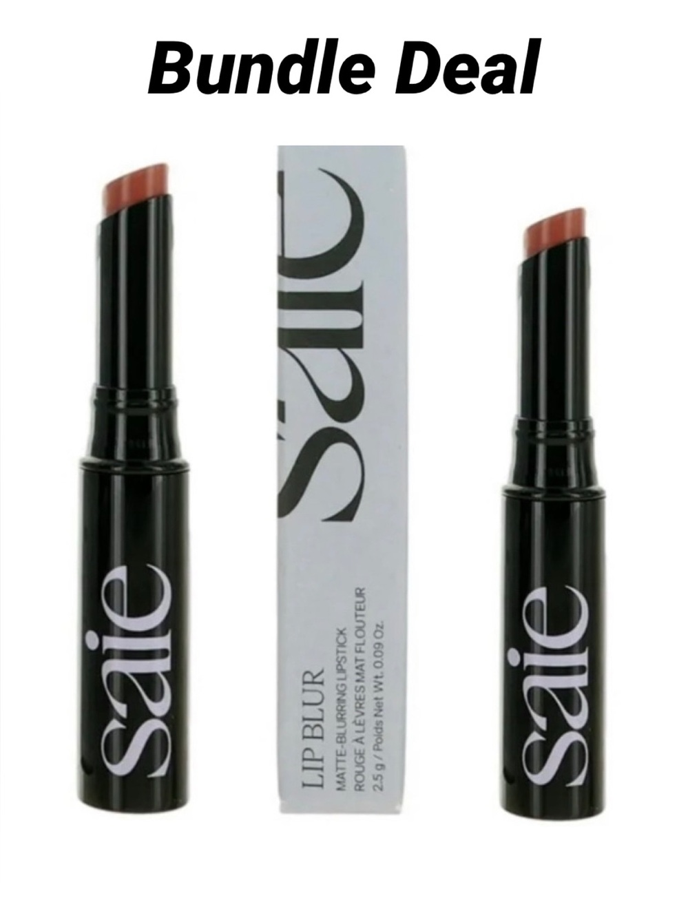 Two Saie Lip Blur Duo Matte Lipstick in DADA 2 Full-Size NEW in Boxes